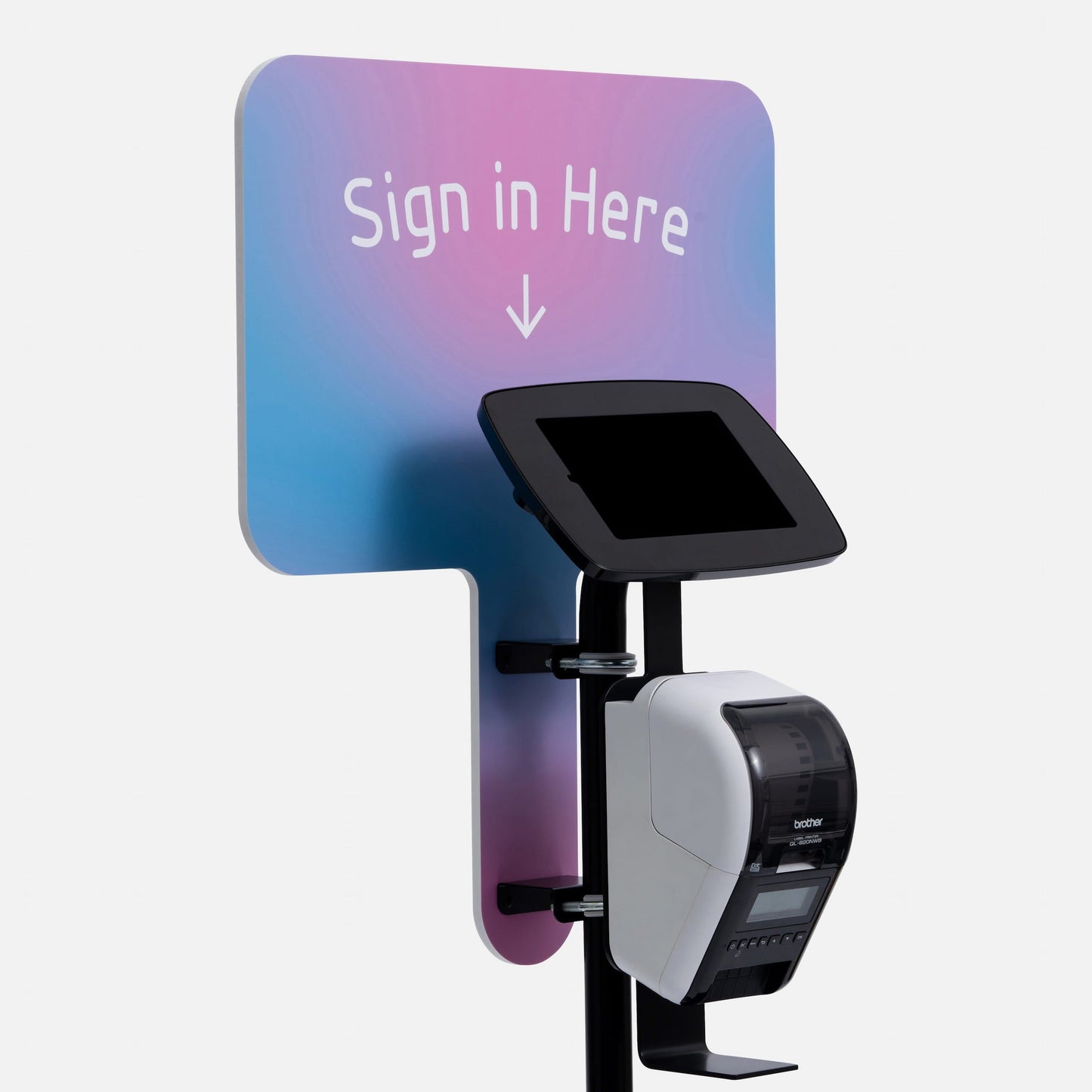 Original Floorstanding + Brother ® Printer Mount + Placard Board