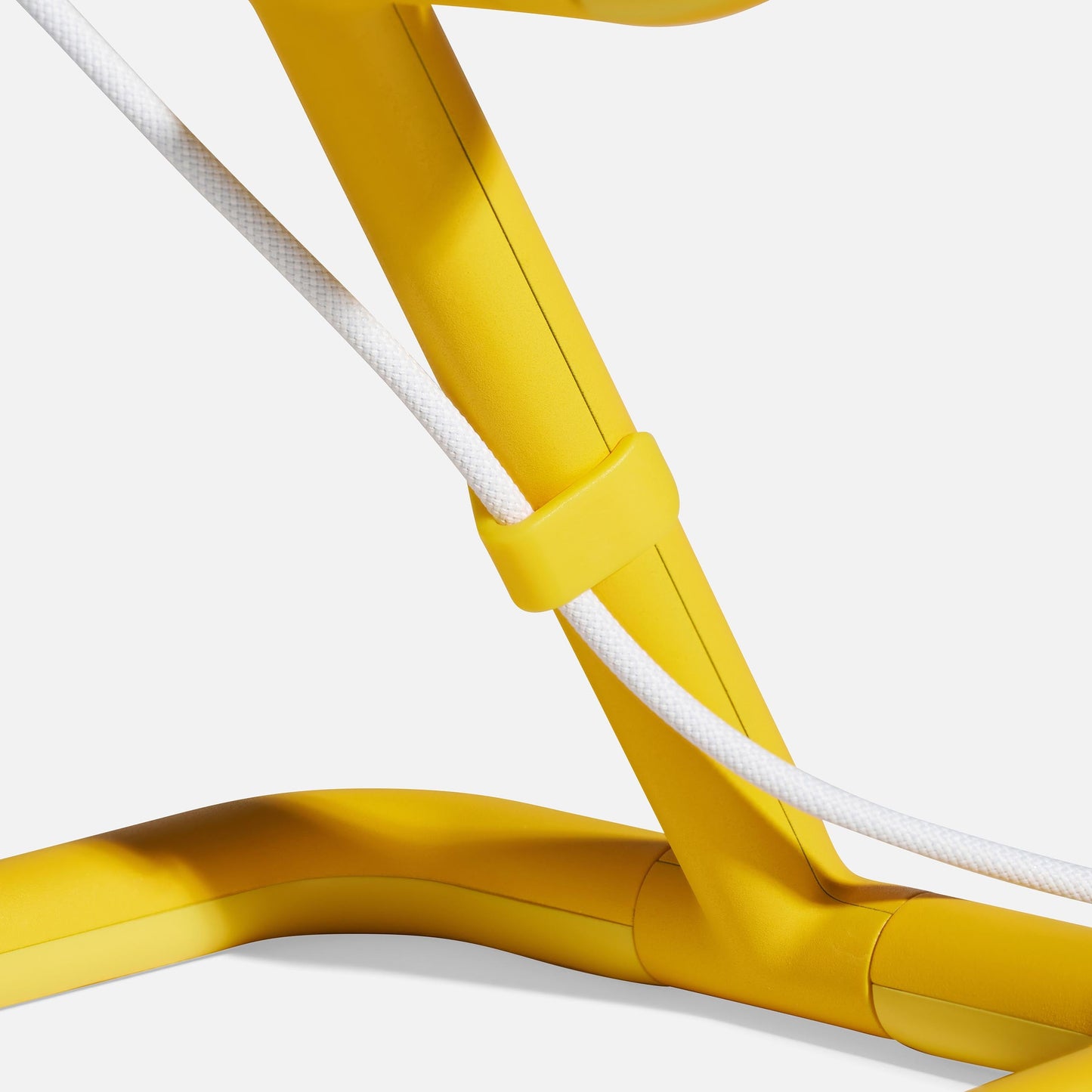 Adjustable tablet stand in yellow - Bouncepad Go